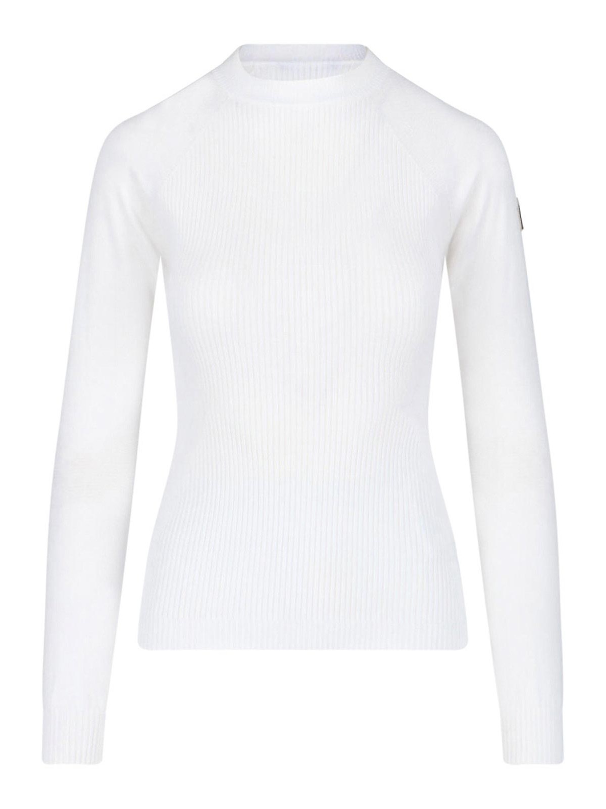Moncler Grenoble - ribbed crew neck long sleeve top