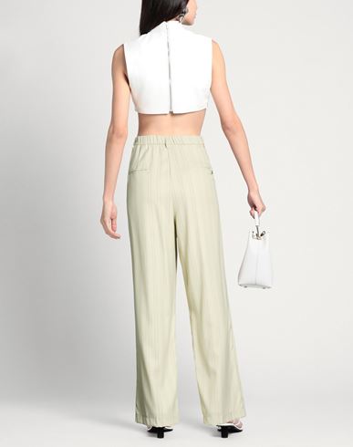 Woman Pants Beige Size S Polyester, Viscose, Elastane, Metallic fiber