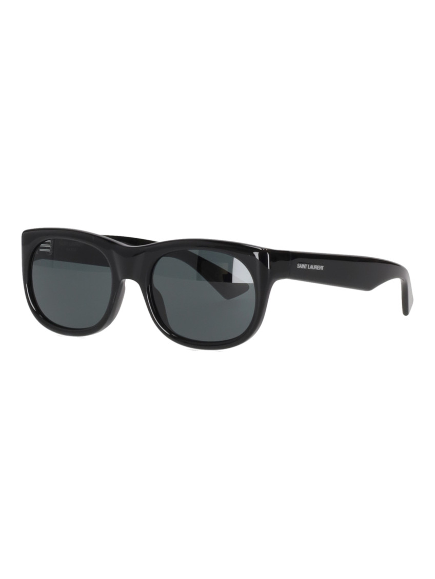 Black Logo Sunglasses