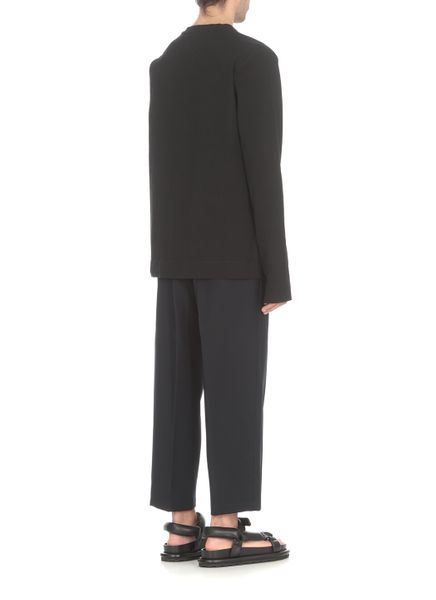 Jil Sander Crewneck Long-Sleeved T-Shirt