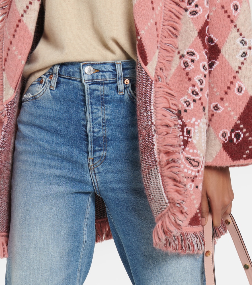 '70s high-rise wide jeans