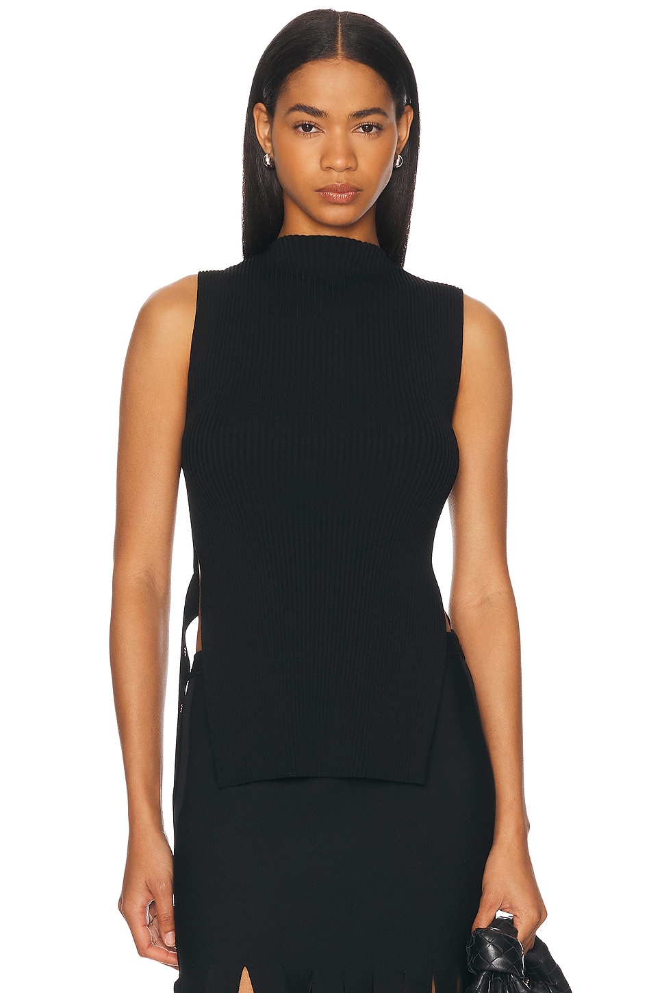 Proenza Schouler Rita Top in Black - Black.  XS also in