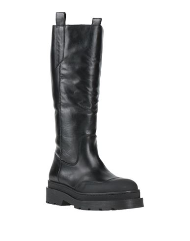 Woman Boot Black Size 9 Leather