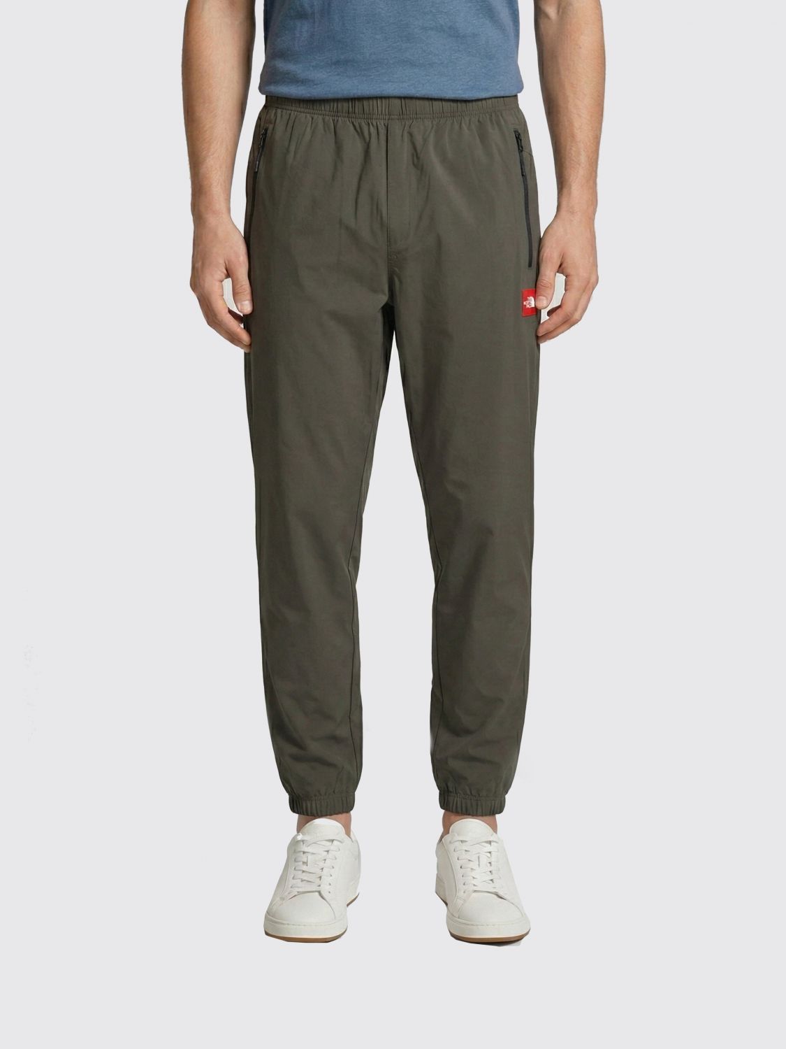 Pants Men color Green