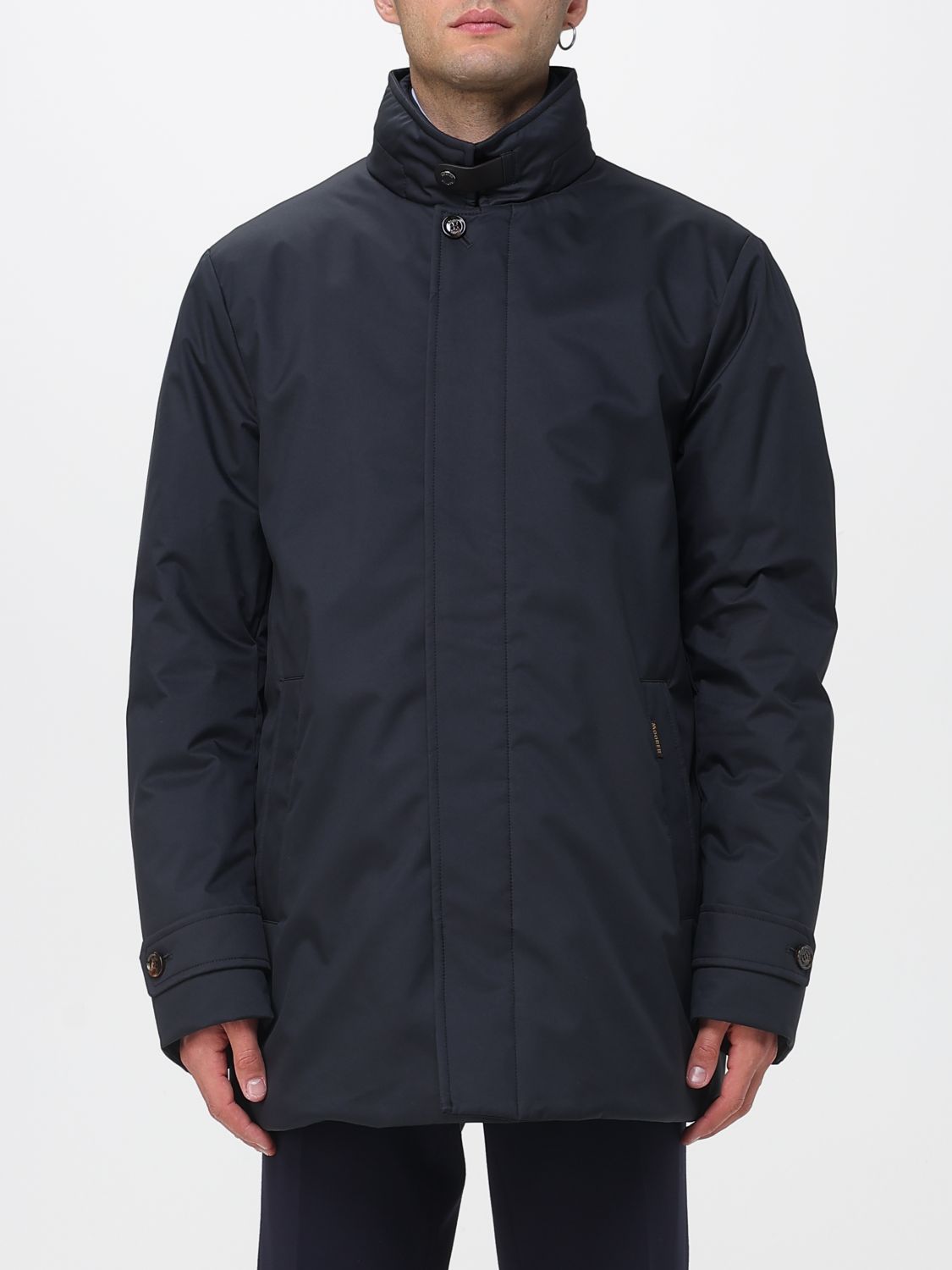Coat Men color Blue