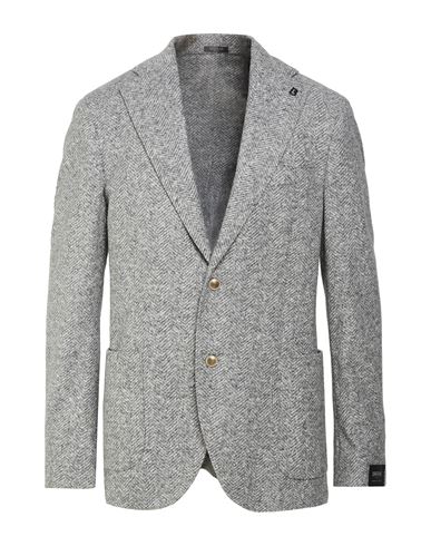 Man Blazer Light grey Size 42 Cotton, Acrylic, Polyester, Virgin Wool