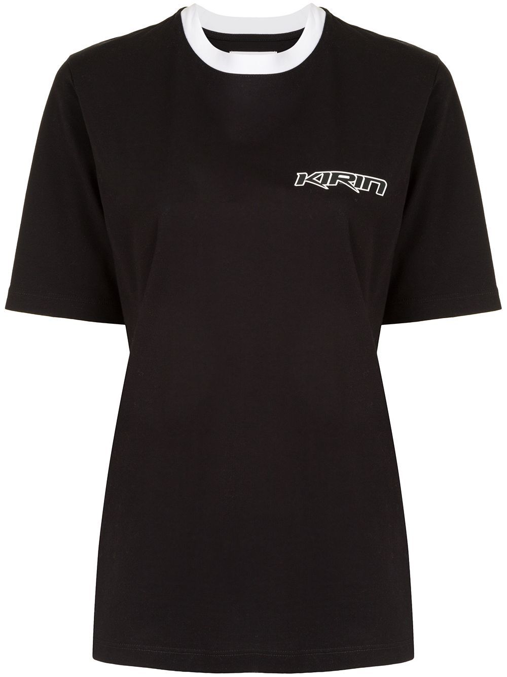 Logo-print T-shirt - 1002 BLACK OPTICAL WHITE