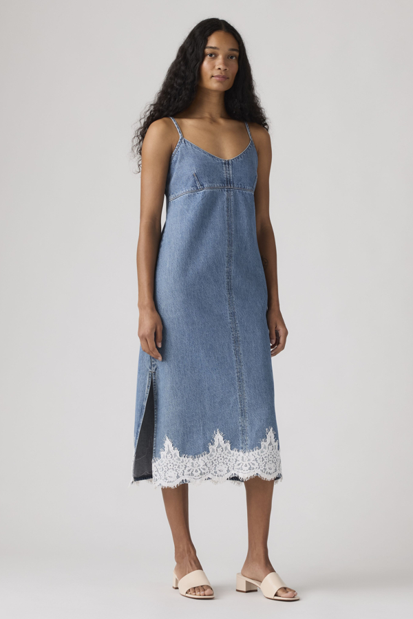 90's Denim Slip Dress