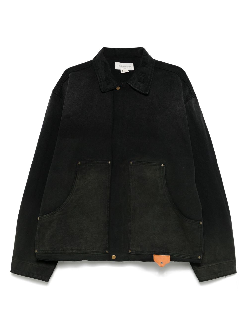 UNTITLED ARTWORKS canvas jacket - Black