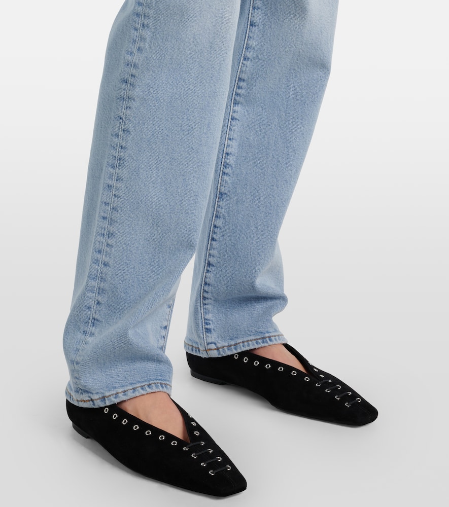 Ruler high-rise straight jeans