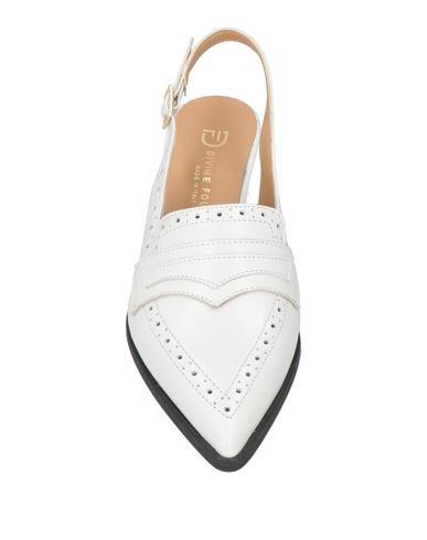 Woman Pumps Off white Size 6 Leather