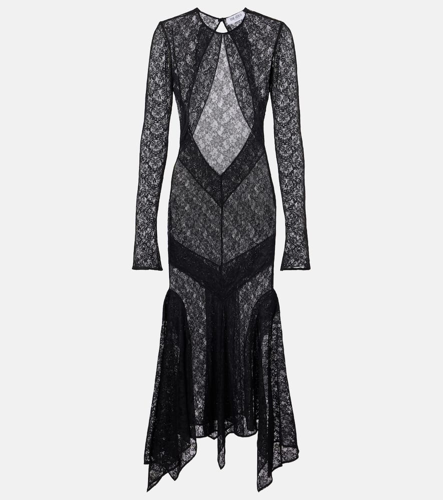 Floral lace cocktail dress
