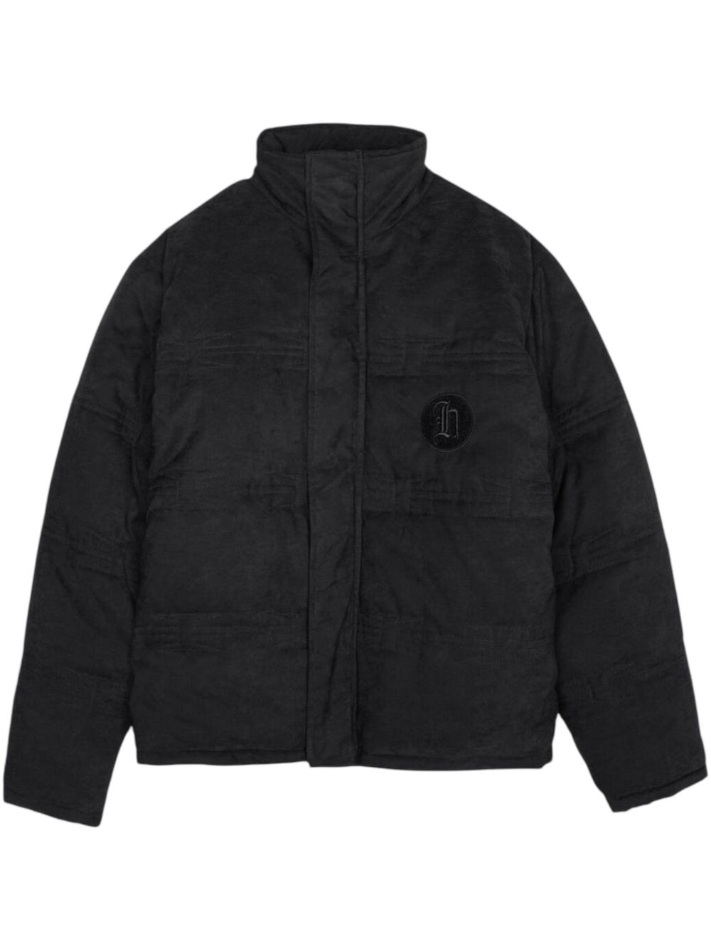 H Wire quilted puffer jacket - Black