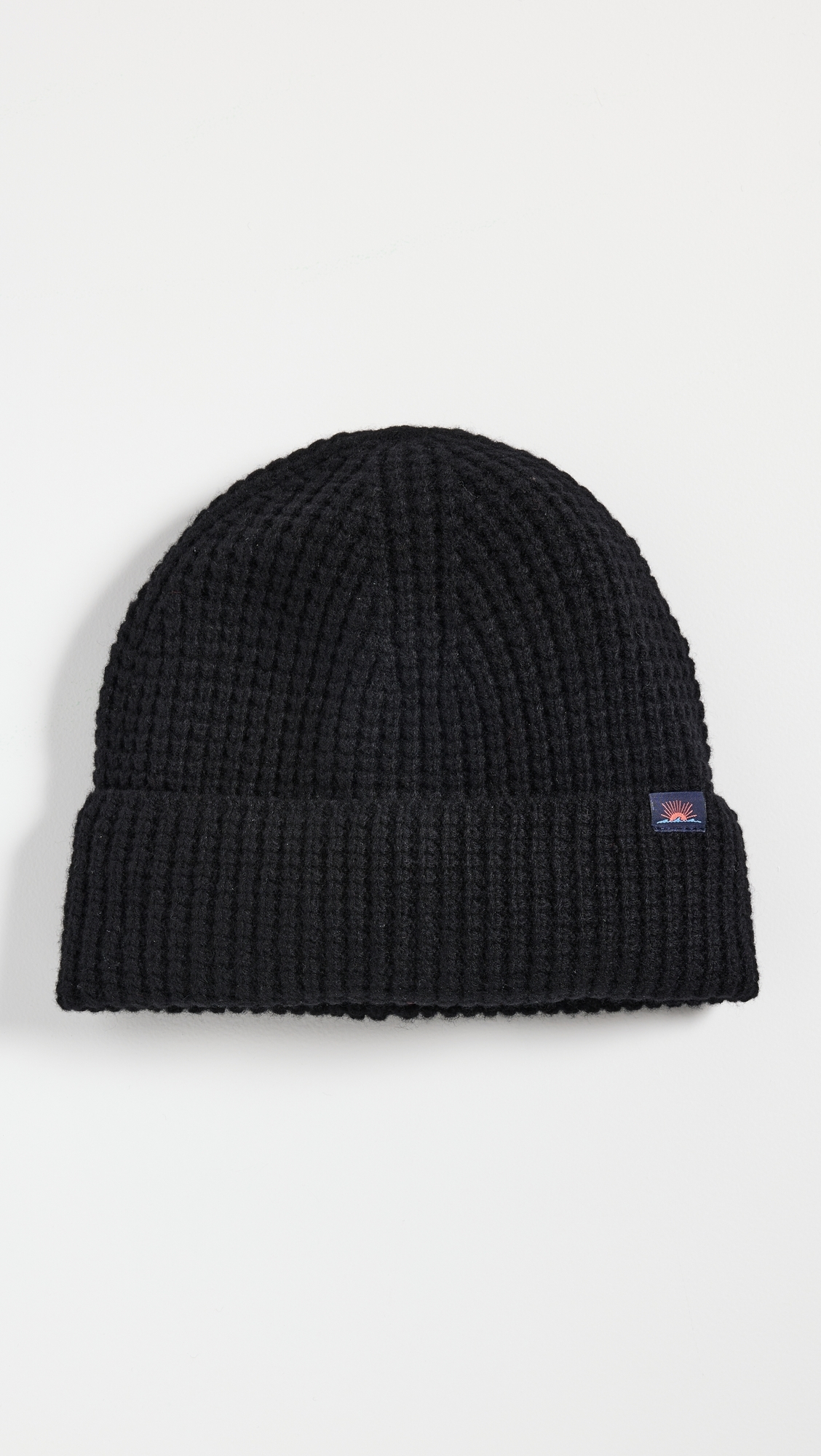Waffle Beanie Black One Size