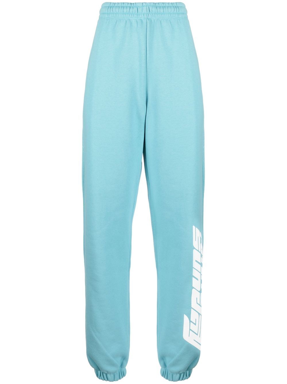 Logo-print track pants - Blue
