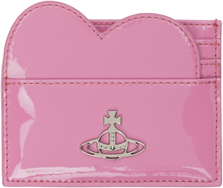 Vivienne Westwood Pink Heart Card Holder