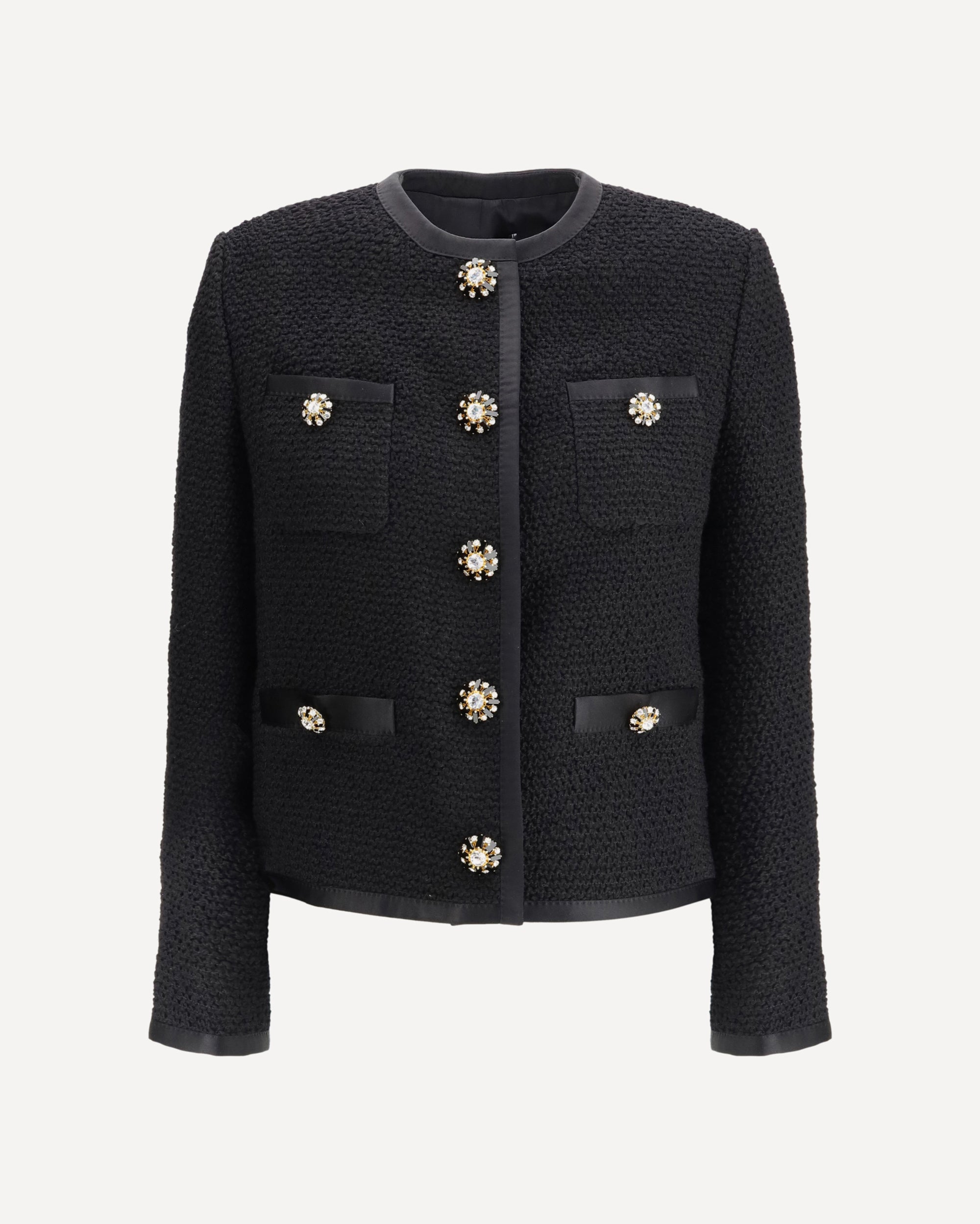 DOLCE & GABBANA Tweed bouclé short Jacket Female 44