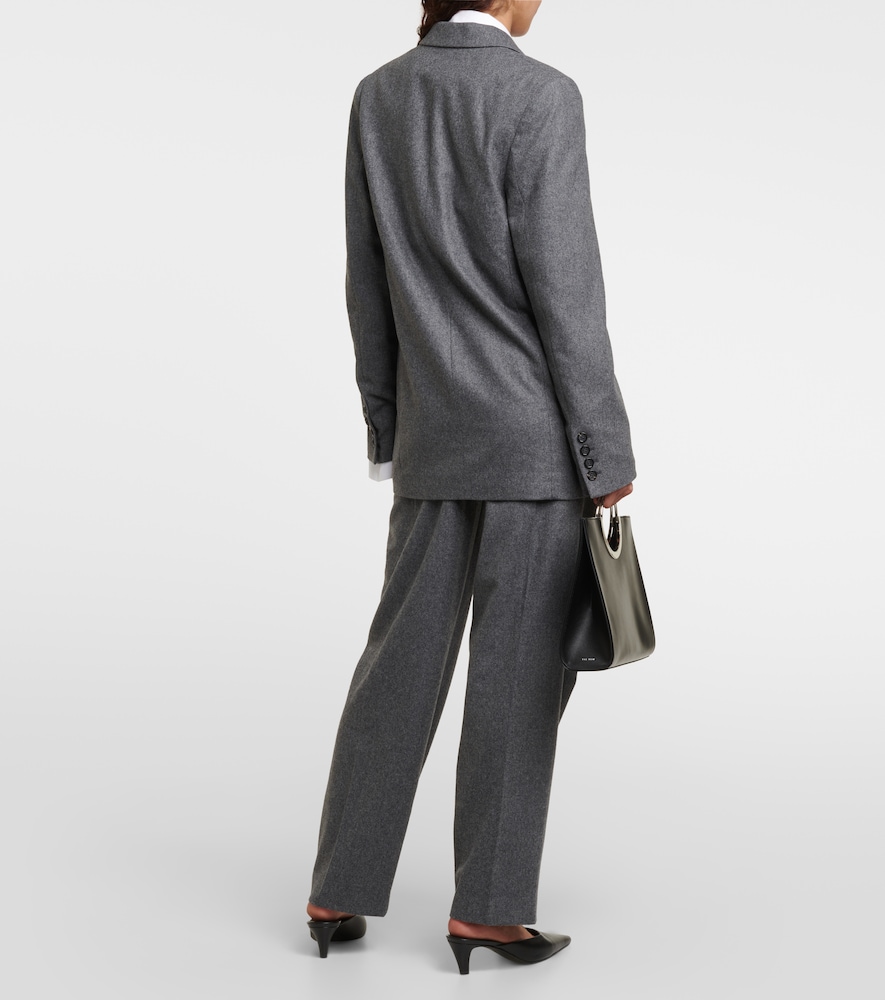 Wool-blend blazer