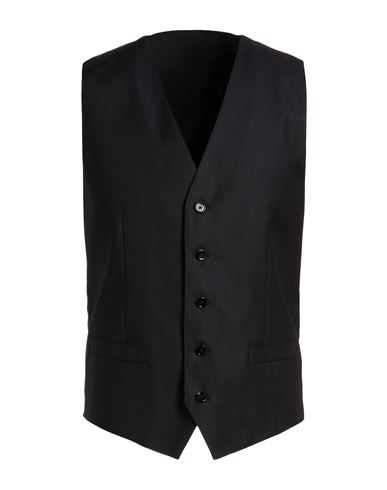 Man Tailored Vest Midnight blue Size 38 Virgin Wool, Elastane