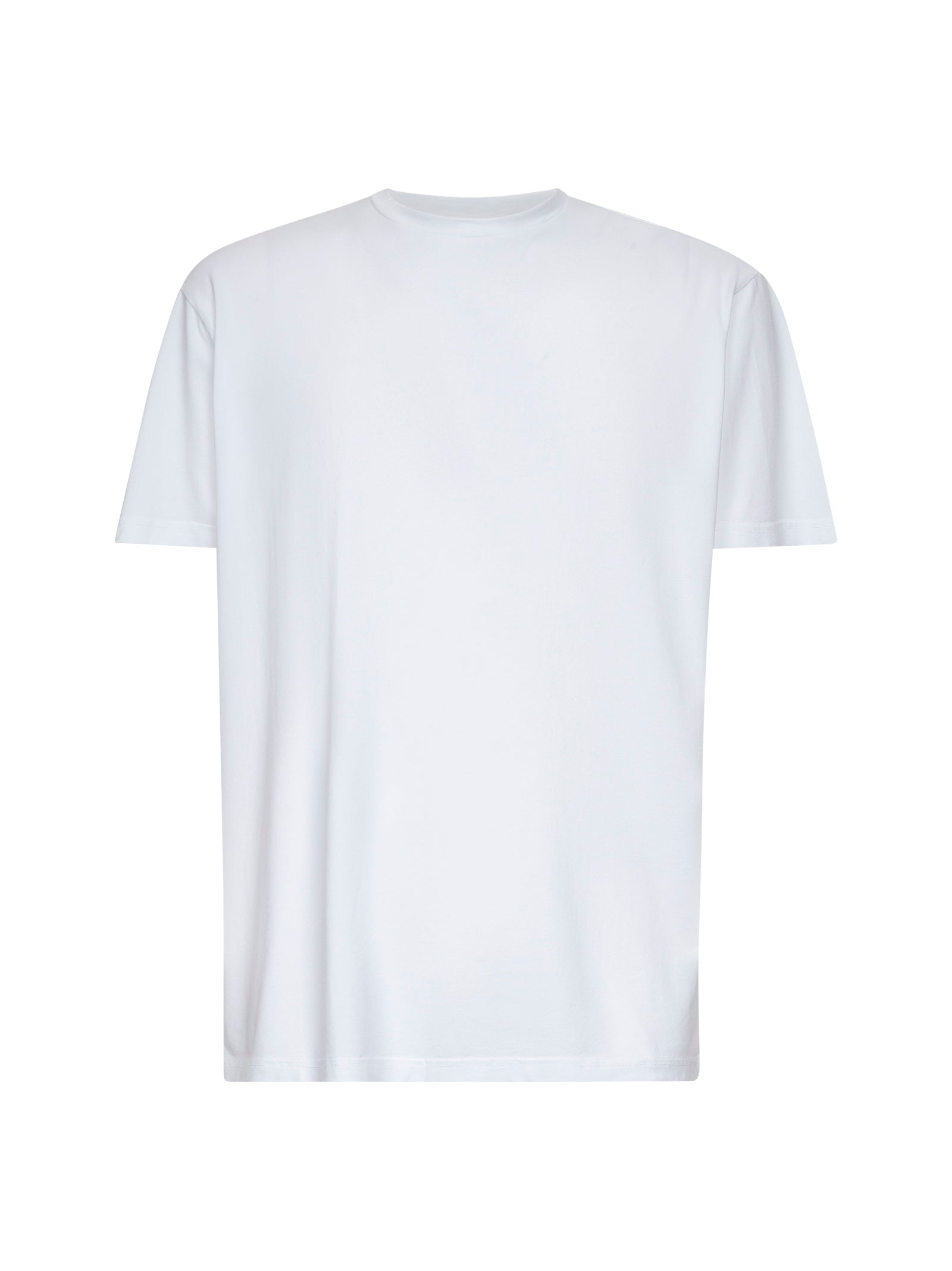Crepe Cotton T-Shirt — Gray