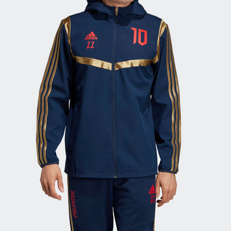 Men's Falcon Zidane Soccer/Football Training Hooded Jacket Blue