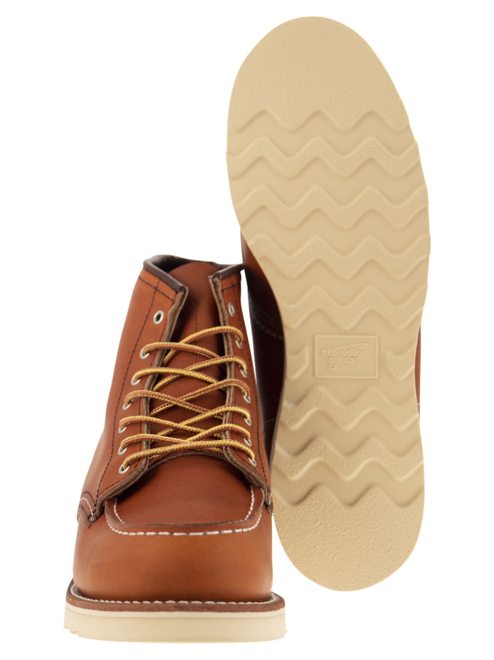 Red Wing Classic Moc Leather Lace Up Boot