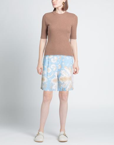 Woman Shorts & Bermuda Shorts Light blue Size 6 Cotton