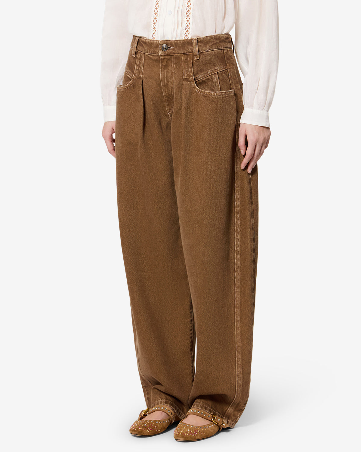 Lisha Pants - Women - Bronze - Size 36 -