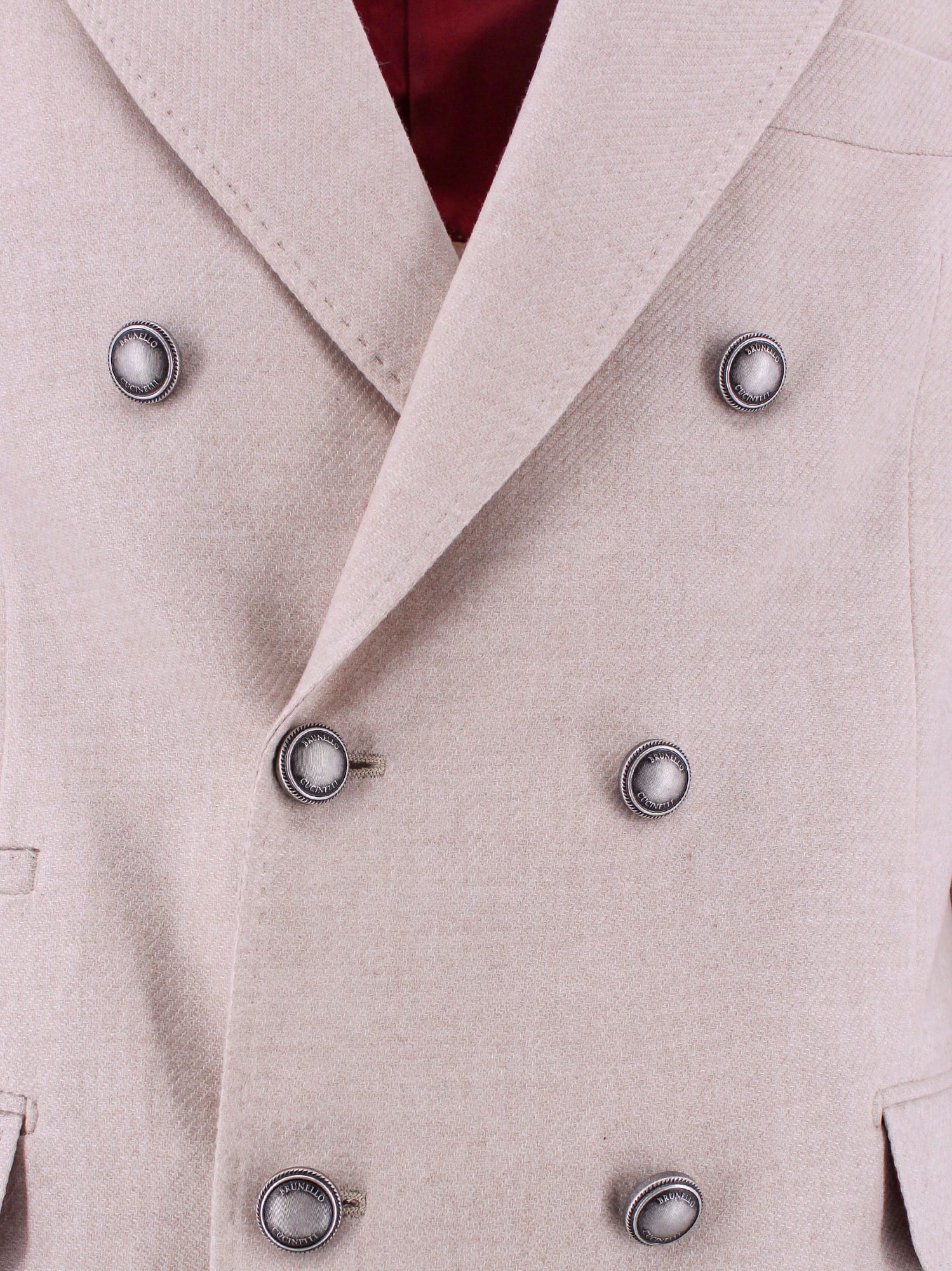 Notched-lapel single-breasted blazer - Neutrals