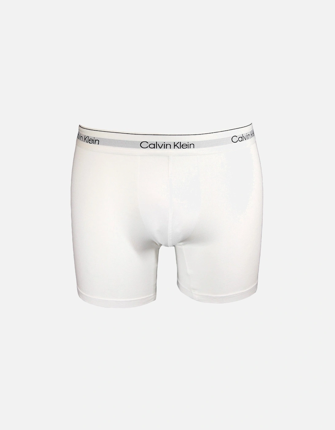 Calvin Klein Men's 3-Pack Modern Cotton Boxer Briefs, White - Size: 32/34/35