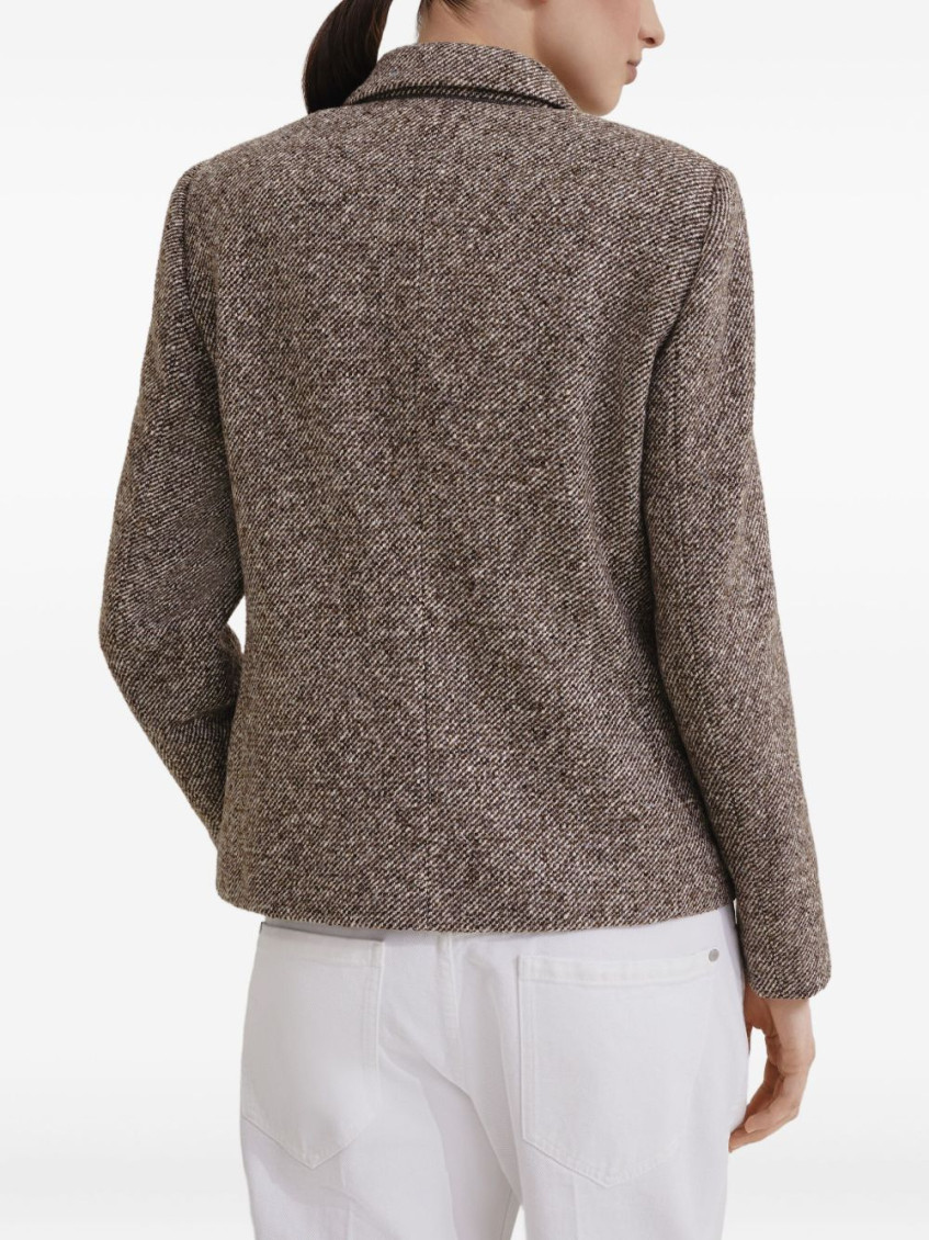 Double-breasted blazer - Brown