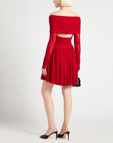 Woman Mini dress Brick Size 6 Polyamide