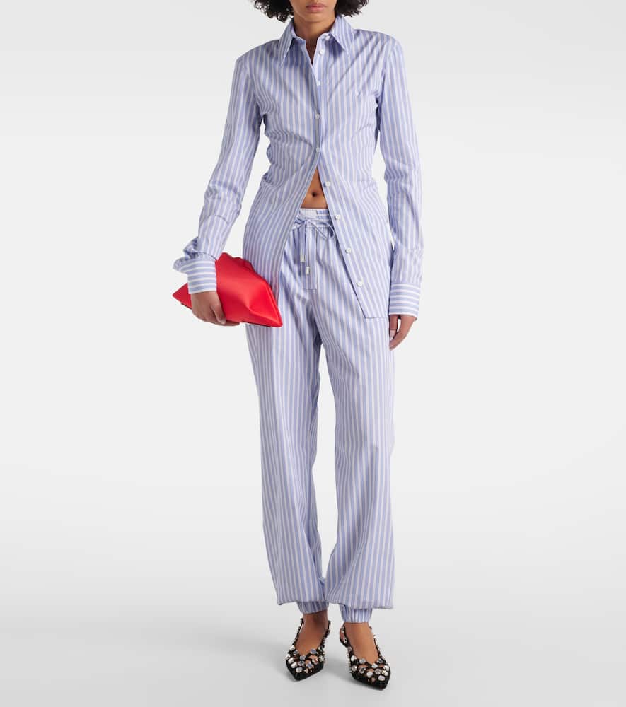The Attico Striped cotton shirt