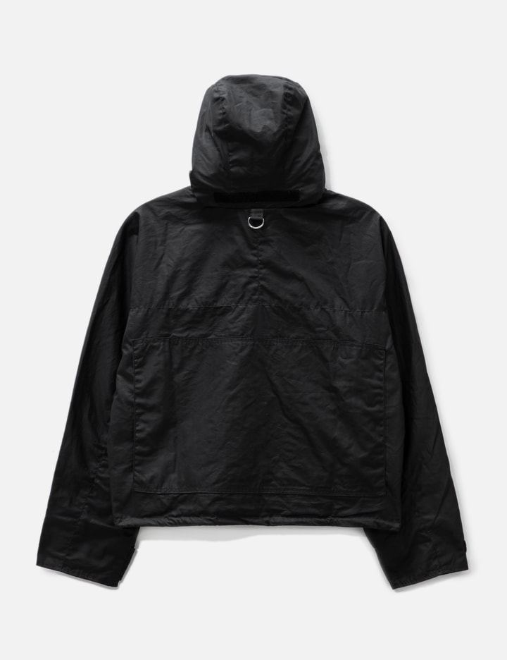 Waxed Cotton Cropped Parka