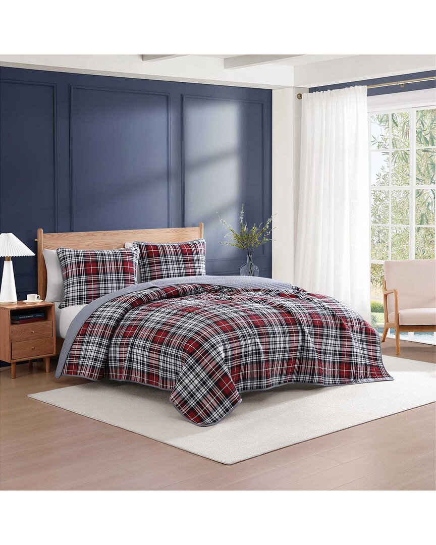 Collegiate Tartan Cotton Quilt Set