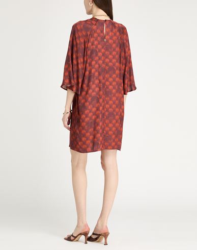 Woman Mini dress Rust Size 10 Viscose