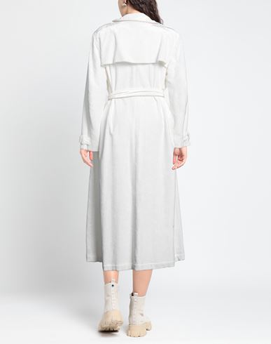 Forte_forte Woman Coat White Size 2 Viscose, Giza 45 Cotton