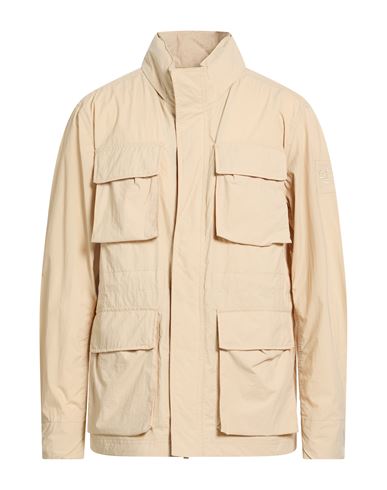 Man Jacket Beige Size XL Nylon, Polyurethane