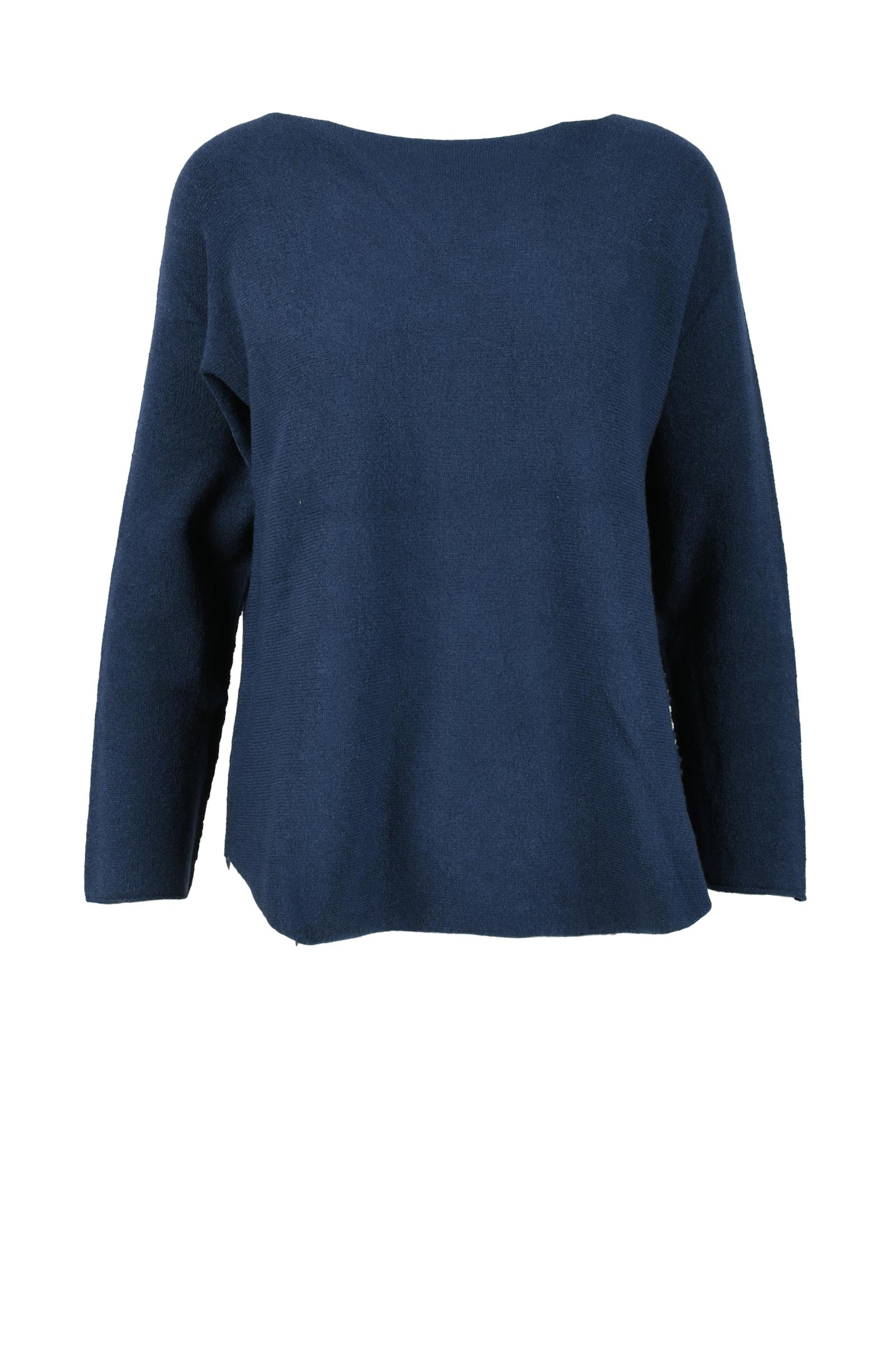 Blue Classic Crewneck Sweater