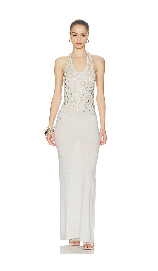 Aya Muse Oriel Maxi Dress in Elephant. XS also in L