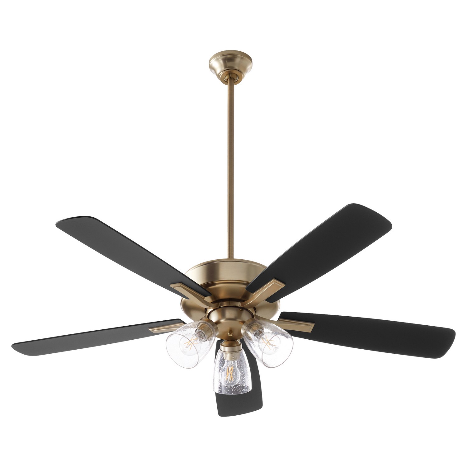 Aged Brass 52"Ceiling Fan from the Ovation Collection