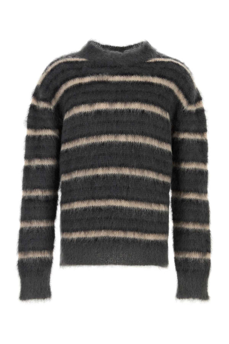 Embroidered Mohair Blend Sweater