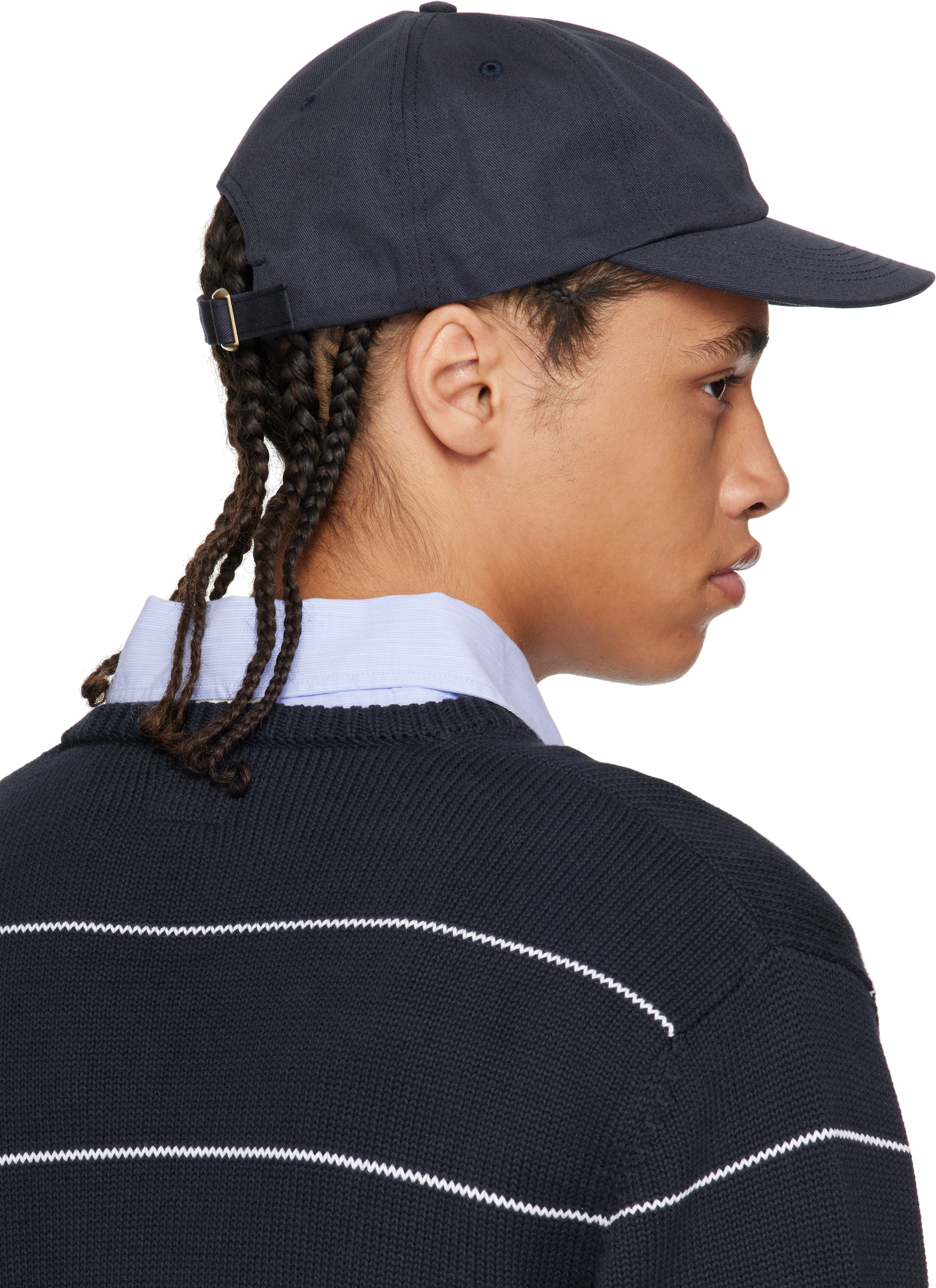 Noah Navy Classic Core Logo 6-Panel Cap