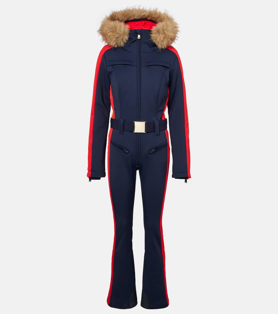 Suvi faux fur-trimmed ski jumpsuit