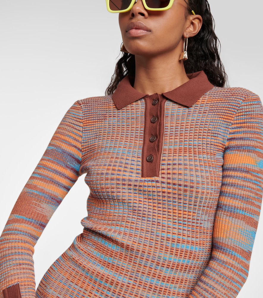 La Robe Zucca striped midi dress