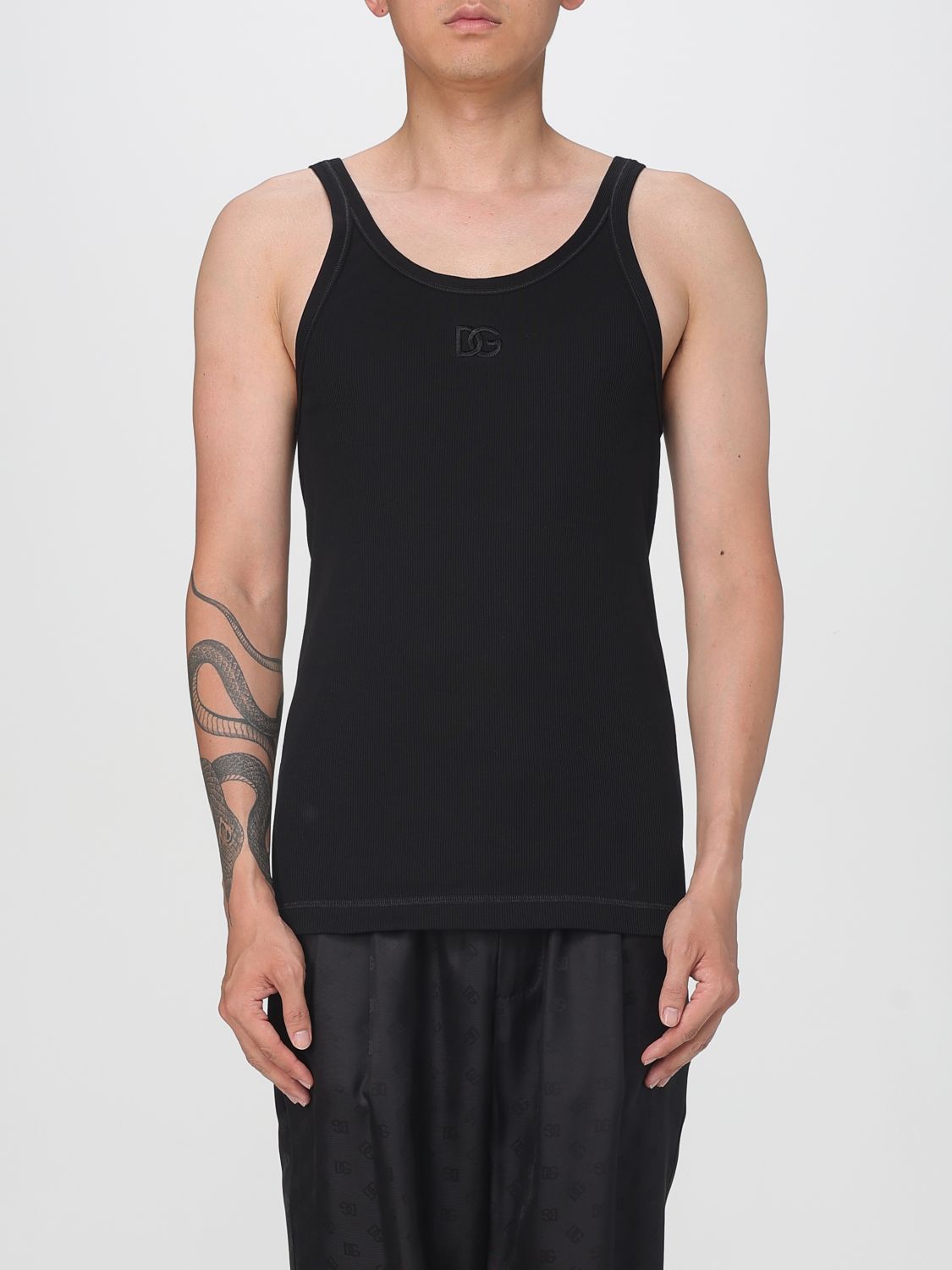 Tank Top Men color Black