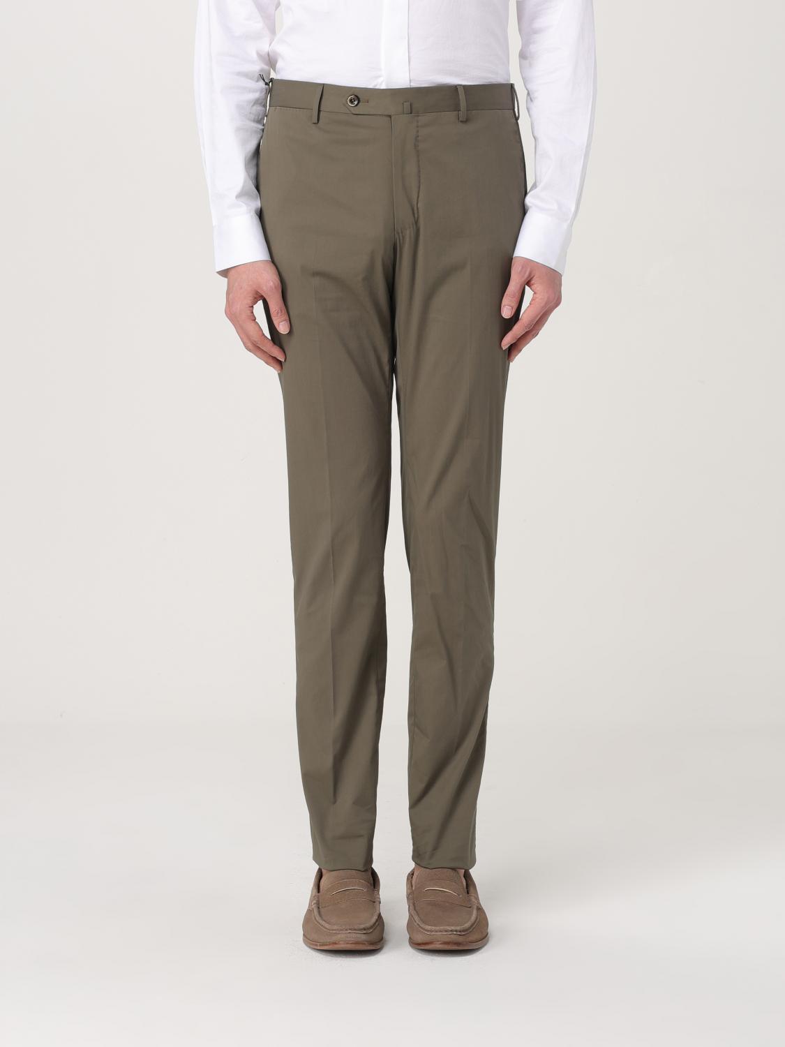Pants Men color Military