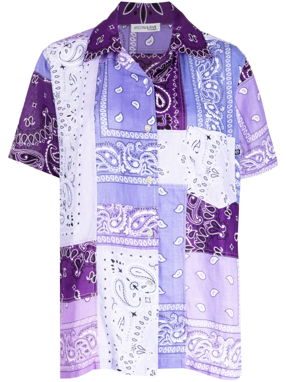 Bandana-print cotton shirt - Multicolour