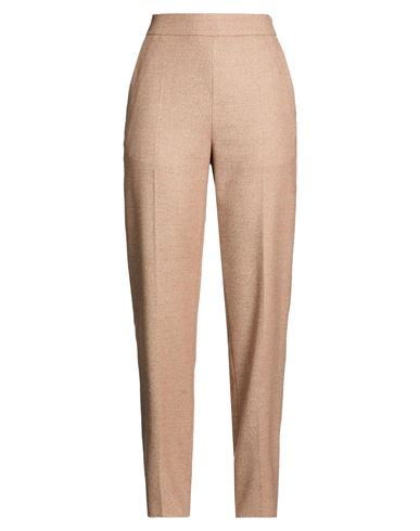 Woman Pants Beige Size 0 Wool, Viscose, Elastane