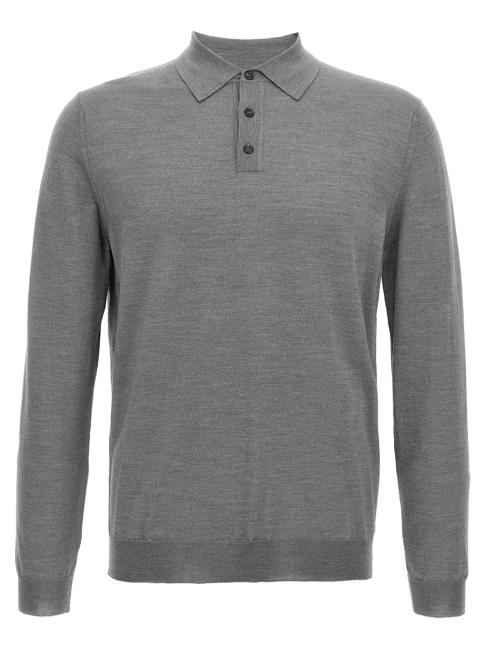 Virgin Wool Polo Shirt